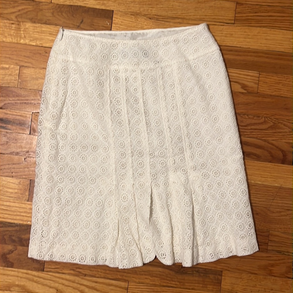 RICKIE FREEMAN BY TERRI JON, White Lace Skirt - Picture 4 of 8